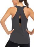Ghassy Co. Kadın Cross Running Çapraz Sırtı Açık Antrenman Yoga Spor Atlet Tank Tops 1782