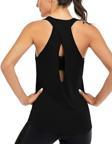 Ghassy Co. Kadın Cross Running Çapraz Sırtı Açık Antrenman Yoga Spor Atlet Tank Tops 1782