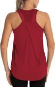 Ghassy Co. Kadın Cross Üst Sırt File Detaylı Antrenman Yoga Spor Atlet Tank Tops 1783