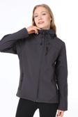 Ghassy Co.Kadın Su Rüzgar Geçirmez Softshell Mavi Spor Mont 