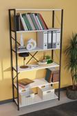 Dekoratif Metal Kitaplık 6 Raflı Kitaplı Dosya Rafı 180 Cm