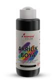 Red Rose Siyah Akrilik Boya 120 Ml Sanatsal, Dekoratif, Hobi Amaçlı, Canlı Renkler
