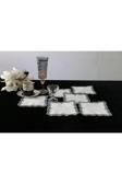 Plt Design 6'Lı Fiyonk Linen Keten Kahve Yanı Kokteyl Sunum Peçetesi