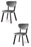 Esinti Metal Sandalye Renkli Ayak 2 Li Set Cafe,Restaurant,Mutfak,Salon,Yemek Odası Sandalyesi 