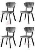 Esinti Metal Sandalye Renkli Ayak 4 Lü Set Cafe,Restaurant,Mutfak,Salon,Yemek Odası Sandalyesi 