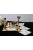Plt Design 6'Lı Fiyonk Linen Keten Kahve Yanı Kokteyl Sunum Peçetesi