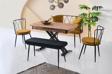 Milano Açılır Mdf X Ayak Masa Yıldız Bench Takım