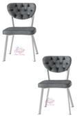 Simge Metal Sandalye Renkli Ayak 2 Li Set Cafe,Restaurant,Mutfak,Salon,Yemek Odası Sandalyesi 