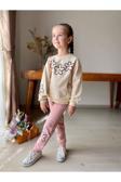 Lav Mer Kids Çiçekli Kanguru Cepli Kız Çocuk 2'Li Takım