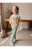 Lav Mer Kids Çiçekli Kanguru Cepli Kız Çocuk 2'Li Takım