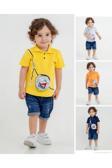 Lav Mer Kids Erkek Çocuk Polo Tişört + Şort Takımı. 2-5 Yaş