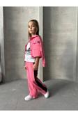 Lav Mer Kids Hey You Kız Çocuk Eşofman Alt Üst 3'Lü Takım