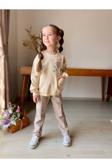 Lav Mer Kids Kız Çocuk Kalp Baskılı 2'Li Takım. Pamuklu Mükemmel Kalite