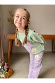 Lav Mer Kids Kiız Çocuk 2'Li Takım. Çiçek Motifli Mükemmel Kalite 2 Iplik Tam Kalıp Pamuklu Takım