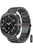 Mmp Shop Samsung Galaxy Watch 7 Ultra 47Mm Uyumlu Paslanmaz Çelik Akıllı Saat Kordonu Metal Toka