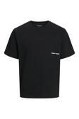 Jack&Jones Core Jcoprime Regular Fit Bisiklet Yaka Sırt Baskılı Erkek T Shirt 12276586 SİYAH