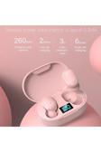 Lesgo E6S Bluetooth 5.0 Kablosuz Kulaklık Toz Pembe Çift Mikrofonlu Powerbank Kutulu 2024Versiyon