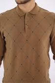 Rugatchi Pamuk Baskılı Polo Yaka Selanik Sweatshirt