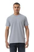 Rugatchi Yatay Çizgili Bisiklet Yaka T-Shirt