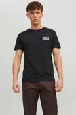 Jack & Jones Erkek Jjecorp Baskı Detaylı Bisiklet Yaka T-Shirt 12151955 Siyah