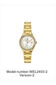 Welar Wel2403-Bz02 Taşlı Gold Renk Paslanmaz Çelik Kadın Kol Saati