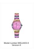 Welar Wel2403-Bz05 Çok Renkli Paslanmaz Çelik Kadın Kol Saati