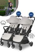 Lorelli Loret Otomatik Katlanan Kabin Boy & İkiz Bebek Arabası - Grey