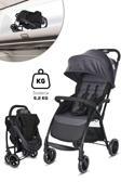 Lorelli Fresh Kabin Boy Bebek Arabası - Grey