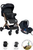 Lorelli Fiorano Kabin Boy & Travel Set Bebek Arabası - Black