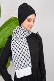 Triko İpli Filistin Geleneksel Nakışlı Çocuk Unisex Atkı Takmı S300009