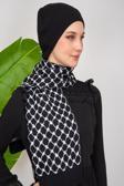 Triko İpli Filistin Geleneksel Nakışlı Çocuk Unisex Atkı Takmı S300009