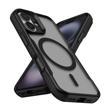 Apple iPhone 16 Plus Kılıf M-safe Şarj Özellikli Renkli Kenar Airbag Şeritli Zore Lamer Kapak