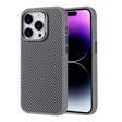 Apple iPhone 15 Pro Kılıf M-safe Şarj Özellikli Karbon Fiber Görünümlü Zore Troy Kapak