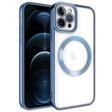 Apple iPhone 11 Pro Max Kılıf M-safe Wireless Şarj Özellikli Zore Setro Silikon