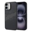 Apple iPhone 16 Plus Kılıf M-safe Şarj Özellikli Karbon Fiber Tasarımlı Zore Vave Kapak