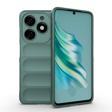 Tecno Spark 20 Kılıf Esnek TPU Oyuklu Arka Yüzey Tasarımlı Zore Etnik Silikon Kapak