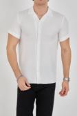 Enzim Jeans Erkek Slim Fit Polycotton Kısa Kol Gömlek