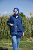Enzim Jeans Kadın Kot Ceket