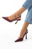 Güllü Shoes Kadın Topuklu Ayakkabı Stiletto Kolay Giyilebilir Bantlı Rahat Şık Ve Modern - 8,5 Cm