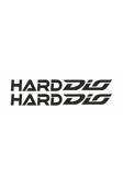 Hediyenebak Harddio Yazılı Araç, Araba, Oto, Motorsiklet, Kask, Laptop, Cam Sticker 35X4 Cm 2'Li