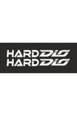 Hediyenebak Harddio Yazılı Araç, Araba, Oto, Motorsiklet, Kask, Laptop, Cam Sticker 35X4 Cm 2'Li