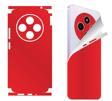 Xiaomi Redmi Turbo 4 için uyumlu 360 full arka ve yan kaplama koruma sticker - Kırmızı