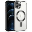 Apple iPhone 11 Pro Max Kılıf Kamera Korumalı M-safe Wireless Şarj Özellikli Zore Demre Kapak