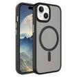 Apple iPhone 15 Kılıf Mat Arka Yüzey Wireless Şarj Özellikli Zore Flet M-safe Kapak