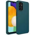Galaxy A04 Kılıf Metal Çerçeve ve Buton Tasarımlı Silikon Zore Luna Kapak