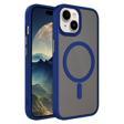 Apple iPhone 15 Kılıf Mat Arka Yüzey Wireless Şarj Özellikli Zore Flet M-safe Kapak