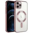 Apple iPhone 11 Pro Max Kılıf Kamera Korumalı M-safe Wireless Şarj Özellikli Zore Demre Kapak