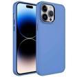 Apple iPhone 14 Pro Kılıf Metal Çerçeve ve Buton Tasarımlı Silikon Zore Luna Kapak