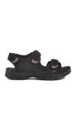 Siyah Nubuk Erkek Çocuk Cırtlı Spor Sandalet 1305 G