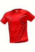 Ghassy Co. Erkek Ultra Esnek Nem Emici Vücut Geometrik Hızlı Kuruyan Hafif Spor T-shirt